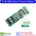 3S 20A BMS 11.1V–12.6V Lithium Battery Protection Module for 18650 Li-ion DIY Projects by Electrica. 