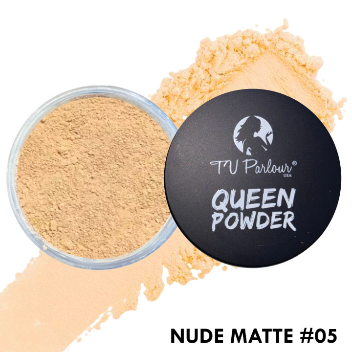 TV Parlour Queen Loose Powder Face Foundation Setting Powder
