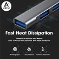 AXOTIC USB HUB 3.0 With 4 Ports 5V/1.5A Charging High-Speed 5Gbps USB3.0 Sync Data USB Splitter For Computer Flash Drive. 