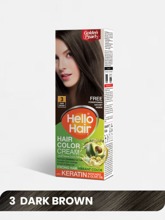 Hello Hair Hair Color Dark Brown 3