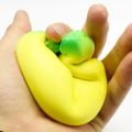 【Funny Bunny Toy Store】Squish Banana Toys Slow Rising Squishy Fruit Squeeze Toy Funny Stress Reliever Reduce Pressure Gift. 