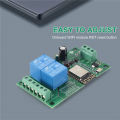 Esp8266 Esp-12F Wifi Relay Module 2Channel 5V/8-80V Network Switch. 