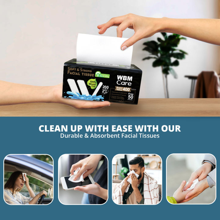 WBM%20Facial%20Tissue%20(Tea%20Tree)%20Medium%20400%20Sheet%20-%202%20Ply%20%7C%20Tissue%20Paper%20-%20Image%205