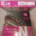 Honda Chain Sprocket Kit Pridor , chain sprocket set imported for pridor CD 100. 