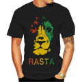 Reggae Clothing Men Women Jamaica Rasta Black Navy T-Shirt Cartoon t shirt men Unisex New Fashion tshirt free shipping. 
