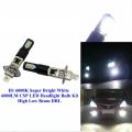 2X H1 6000K Super Bright White 6000LM DRL LED Headlight Bulb Kit High-Beam. 