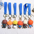 Horror Movie Child's Play Chucky Doll Key Ring PVC Keychain Pendant Figure Toys Dolls. 