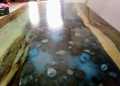 Epoxy Resin River Table, Epoxy Table, Coffee Table. 