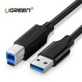 UGREEN USB 3.0 to Printer Cable 2M Black 10372. 