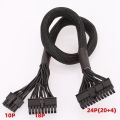 10+18-Pin to 24-Pin Modular Power Cable for Corsair RM550X RM650X RM750X RM850X RM850X RM1000X. 