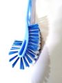 Blue And White Bathroom Cleaning Brush-Multi Color. 