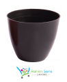 Pack of 3 Small Flower Pots for Cactus and Artificial Plants - White. 