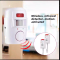Wireless Remote Controlled Mini Alarm with IR Infrared Motion Sensor Detector & 105dB Loud Siren For Home Security Anti-Theft. 