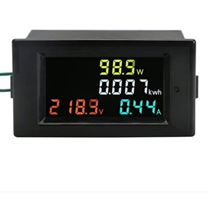 Digital LCD Display Ampere, Volt, Watt & KWH Meter