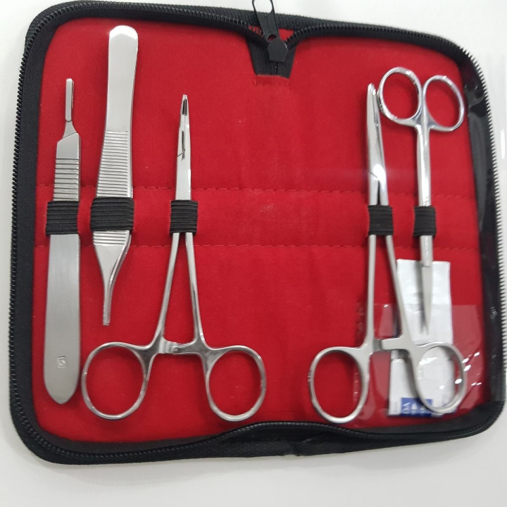 10-Piece Surgical Dissection Kit for Students – High-Quality Medical Stainless Steel Suture Instrument Tool Set