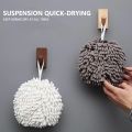 Quick Dry Soft Absorbent Microfiber Towels Hand Towels Kitchen Bathroom Hand Towel Ball With Hanging Loops Cleaning Cloth. 