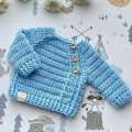 Crochet Sweater / Handmade / Woolen. 