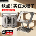 Tablet Computer Bracket All-Metal Bracket Tablet iped Support Frame 360 Rotate Foldable Desktop Stand Gadget. 