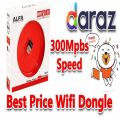 Original ALFA Wifi Wireless USB 300Mbps - Best Internet Signal from Router to Computer PC Laptop - ALFA Mini Wifi USB Adapter 3001N Receiver Dongle Network Catcher LAN Card Desktop (With Driver CD). 