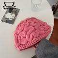 Knitted Brain Hat Cozy Stylish Funny Brain Knitted Beanie Hat for Outdoor Activities Warm Windproof Stretchable Cap for Autumn/winter Cycling Ear Protection Knit Cap in Solid Colors Outdoor Knitted. 