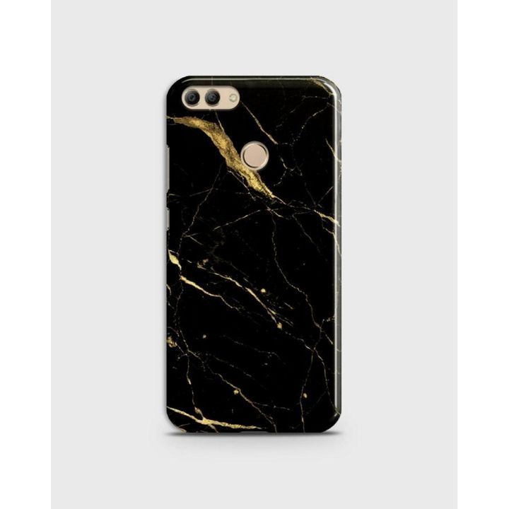 Enjoy 8 Plus Case Cover 3D Hard- Huawei  Golden Crack - 1Cover2391