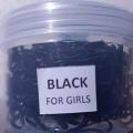 Black Beauty Rubber / Plastic Hair Bands | Hair Band | Rubber Hair Tie | Light Weight Rubber Hair Bands. 