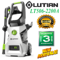 LUTIAN - LT506-2200A - 170 BAR HIGH CAR PRESSURE WASHER - 2200 WATTS - BUILT IN SHAMPOO TANK - AUTO START - SELF PRIMING - PORTABLE. 