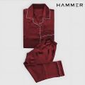 Hammer Night Dress For Girls -  Silk Nighty For Girls - Nighty - Silk Night Suit - Night Suit For Women - Pjs For Women - Plain Silk Night Dress For Girls - Silk Sleepwear For Women. 