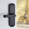 HAIFUAN M20 Bluetooth Digital Fingerprint Electric Door Lock Unlock with Card, Code, App (Compatible with Alexa) (Left Hand Door Only). 