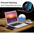 Webcam Cover Slide 0.027in Ultra Thin Metal Magnet Web Camera Cover for MacBook Pro Laptops Smartphone Mac PC Tablets Protecting-Orange. 