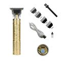 Professional Vintage Dragon Style Trimmer For Men , T9 Hair Trimmer And Clipper , USB Rechargeable T9 Hair Trimmer , Vintage T9 Electric Cordless Hair Cutting Machine Professional Hair Barber Trimmer For Men Clipper Shaver Beard Lighter. 