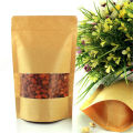 Sample Pack of 20 Kraft paper pouches Mix Sizes Brown kraft paper stand up pouch, stand up paper bags with window and zipper Packaging material, packaging box, packaging bags food container, food grade material. 