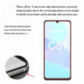 51 Glass m 9D Phase Protective Film Fli C51 Steel for Realme C51 Glass Realme Glass Screen Protector Flim Realme C. 