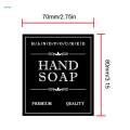 12x Soap Labels for Bottles 80mm*70mm Spray Bottle Hand Stickers for Shampoo. 