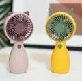 Universal Hot Selling Fashion design summer cooling fan hand held mini fan USB charge mini fan. 