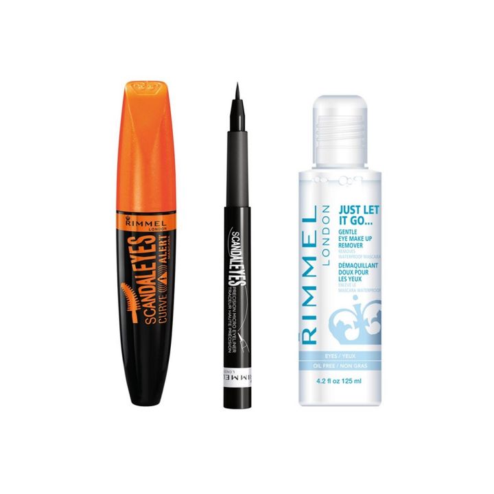 Rimmel Eye Essential Kit - Mascara + Liner + Makeup Remover