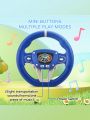 Steering Wheel Toy with Sound & Stand | Kids Electric Early Education Simulation | Driving Toy with Music and Light | Easy to place and use | Pretend Driving Toy for Boys and Girls. 