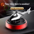 Solar Powered Rotating Helicopter Aromacure Furnishing Car Aromatherapy Air Freshener Helicopter Aircraft Decoration Gift. 