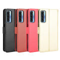 Suitable For Tcl 20 5G/Tcl 20S Mobile Phone Case Crazy Horse Pattern Flip Phone Leather Case Card Lanyard Protective Case flip shockproof magnetic leather card slots wallet Anti-drop  Luxury Soft Side Protection Mobile Phone Case Cover Back. 
