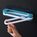 Slipper Rack Hanging Shoe Organizers, 3 in 1 Folding Holder Shoes Hanger, Bathroom Towel Organizer Rack Wall Mounted Slippers Holder - 1Pc. 