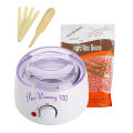 Wax Machine Kit, Portable Electric Hair Removal Original Pro Wax 100 Machine Wax Heater Deal (4 In 1 Including 300Gms Wax Beans And Wooden Spatula And Applicator Sticks). 