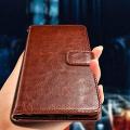Samsung J6 Plus Synthetic Leather Flip Cover Case - Wallet Style, 360° Protection, Built-in Stand. 
