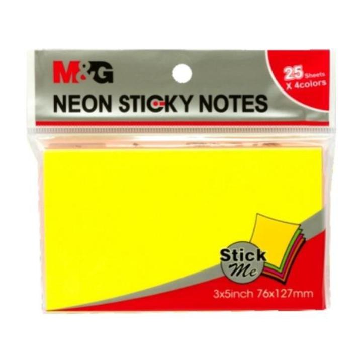 Multicolor Sticky Note Pad / Book Mark Memo Pad Paper 25 Sheets X 4 Colors