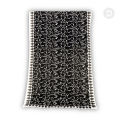 Dinero Outlet Digital Print Satan Silk Calligraphy Dupatta, Printed Calligraphy Traditional Shawl for Women, Swiss Digital Urdu Written Odhni for Girls, Trendy Stoler Clothes for Women and Girls, Women Wear for Party and Casual - Be Qaida. 
