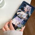 Anime Frieren Mobile Cell Phone Case for OPPO Find X5 X3 X2 A93 Reno 8 7 Pro A74 A72 A53 Black Soft Phone Cover Funda. 