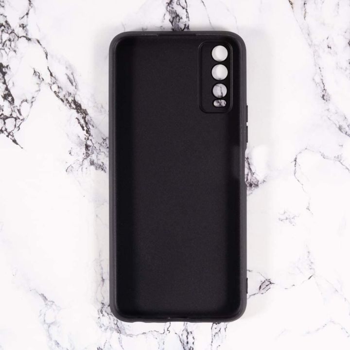 VIVO Y20 Black Soft Silicon TPU Back Cover Case
