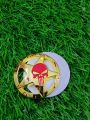 3D Skull Star Metal Logo Sticker with double tape  for bike and car decoration. 