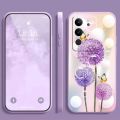 [Free Strap] VIVO V29 5G V29e V29Pro Stylish Dandelion Flower Phone Cover Liquid Silicon Case Shockproof Casing. 