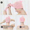 Hair Towel Wrap Turban for Women Absorbent Hair-Drying Bathrobe Magic Towel Super Quick-Drying. 