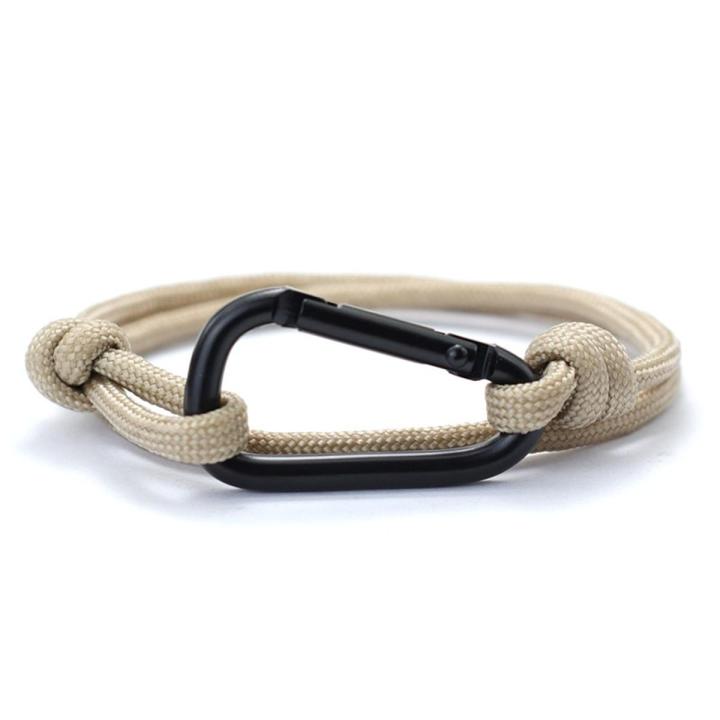 Handmade Paracord Survival Bracelet Simple Rope Outdoor Mountaineer String Braclet For Men Women Warp Jewelry